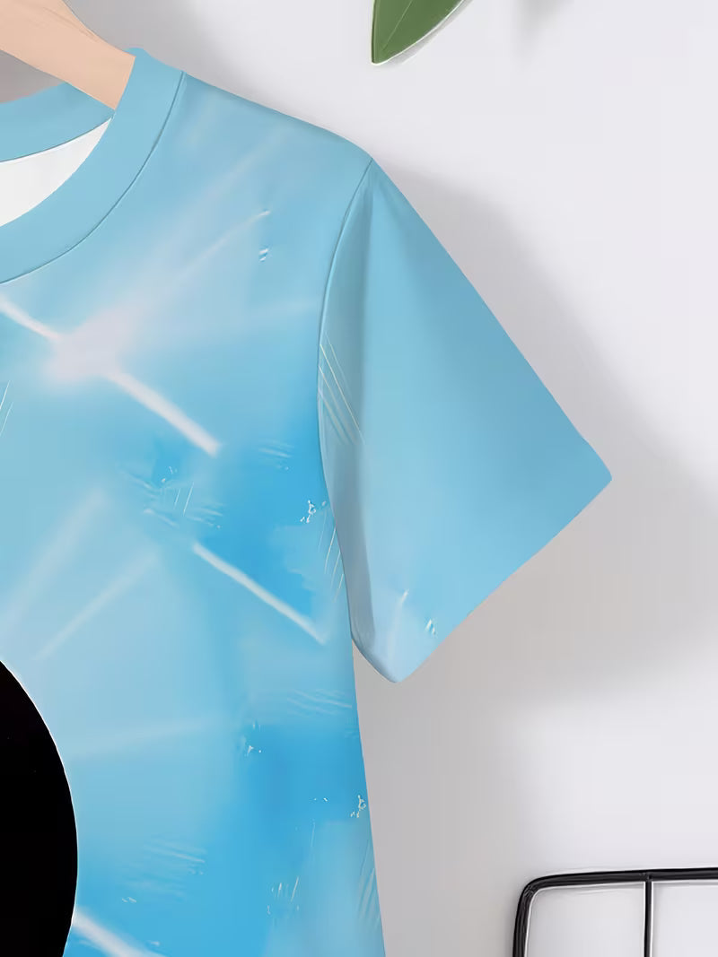 Featuring a Casual Sports Style with Football-Themed Prints