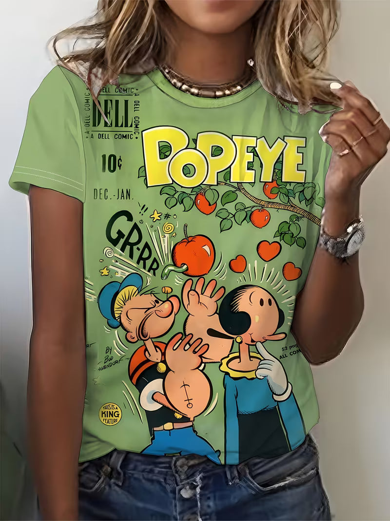 This Women'S T-Shirt Is Highly Suggested, Featuring a Unique Sailor Design