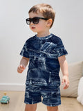 Fashionable and Creative 3D Denim Print Design