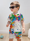 fashionable colorful graffiti creative football pattern 3D printed design