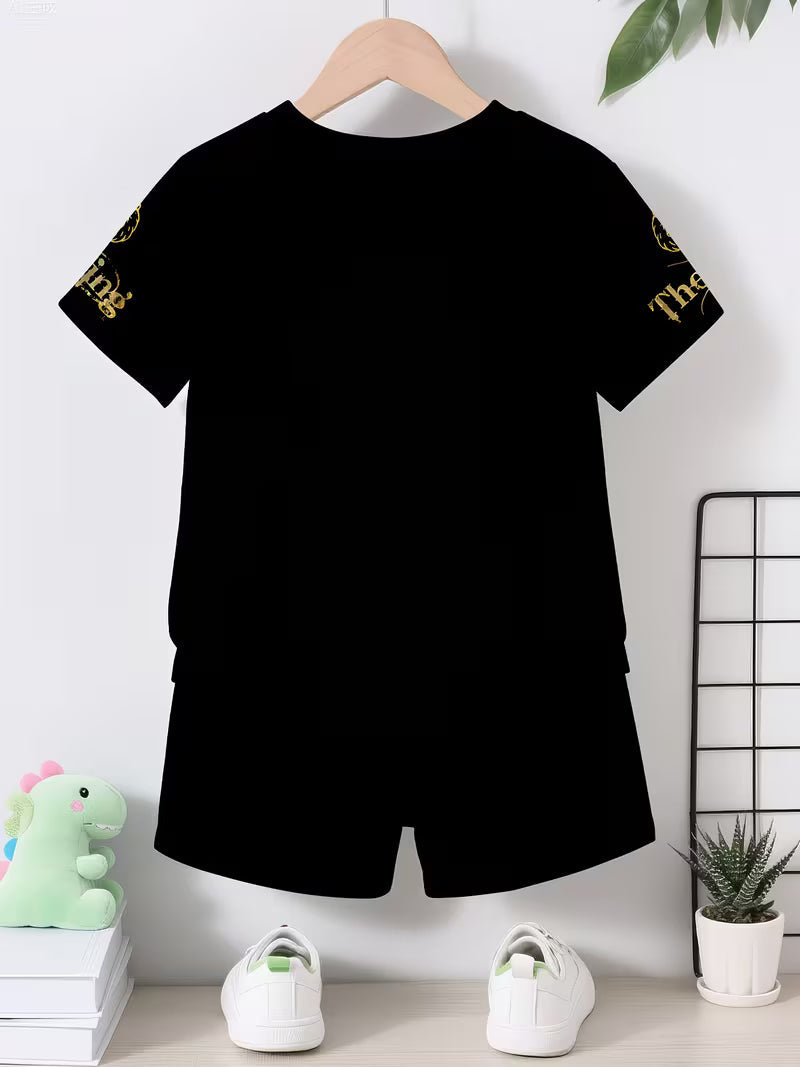 Lion King Outfit - Baby Boy's Matching T-Shirt & Shorts