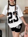 Girls' Fashion No. 23 Shorts Set Cute Fashion Printed Set