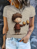 Plush Paper Texture, Warm and Artistic, Ideal for and Casual Wear