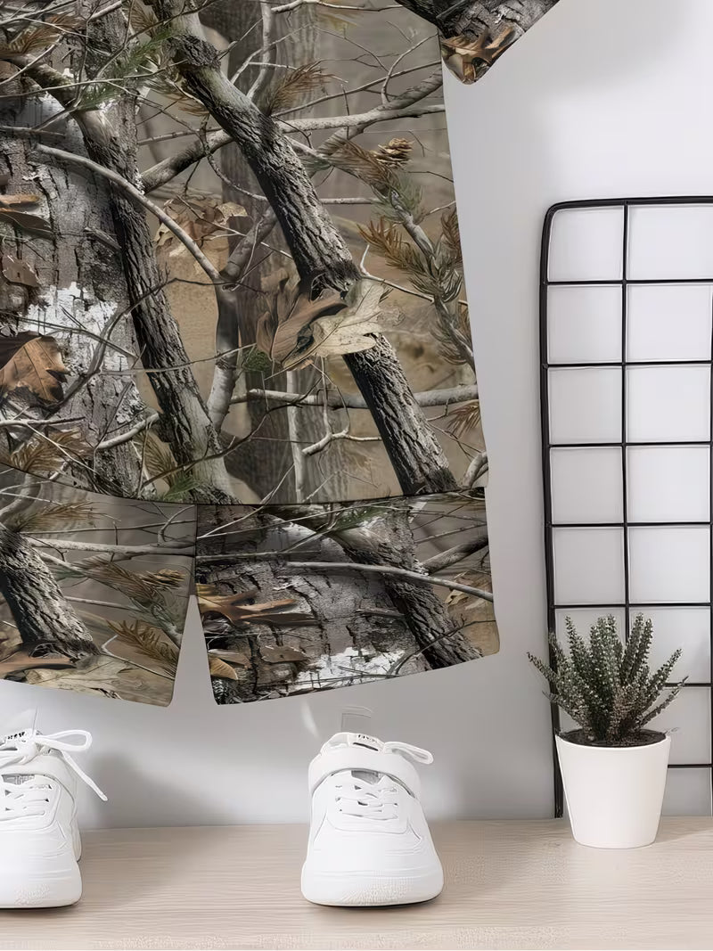 Fashion 3D Print Birch Tree Trunk and Branches Design